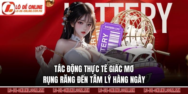 Tác động thực tế giấc mơ rụng răng đến tâm lý hàng ngày